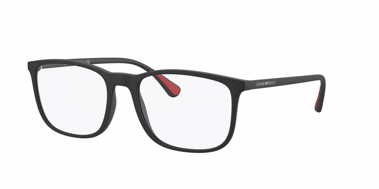 Emporio Armani EA3177F - Alternate Fit Men's Eyeglasses In Black