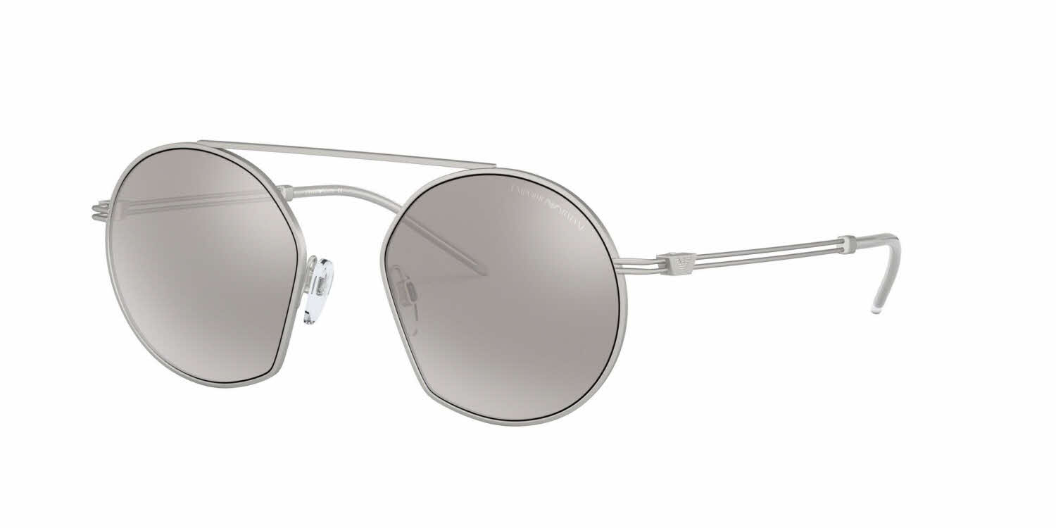 Emporio Armani EA2078 Men's Sunglasses In Silver