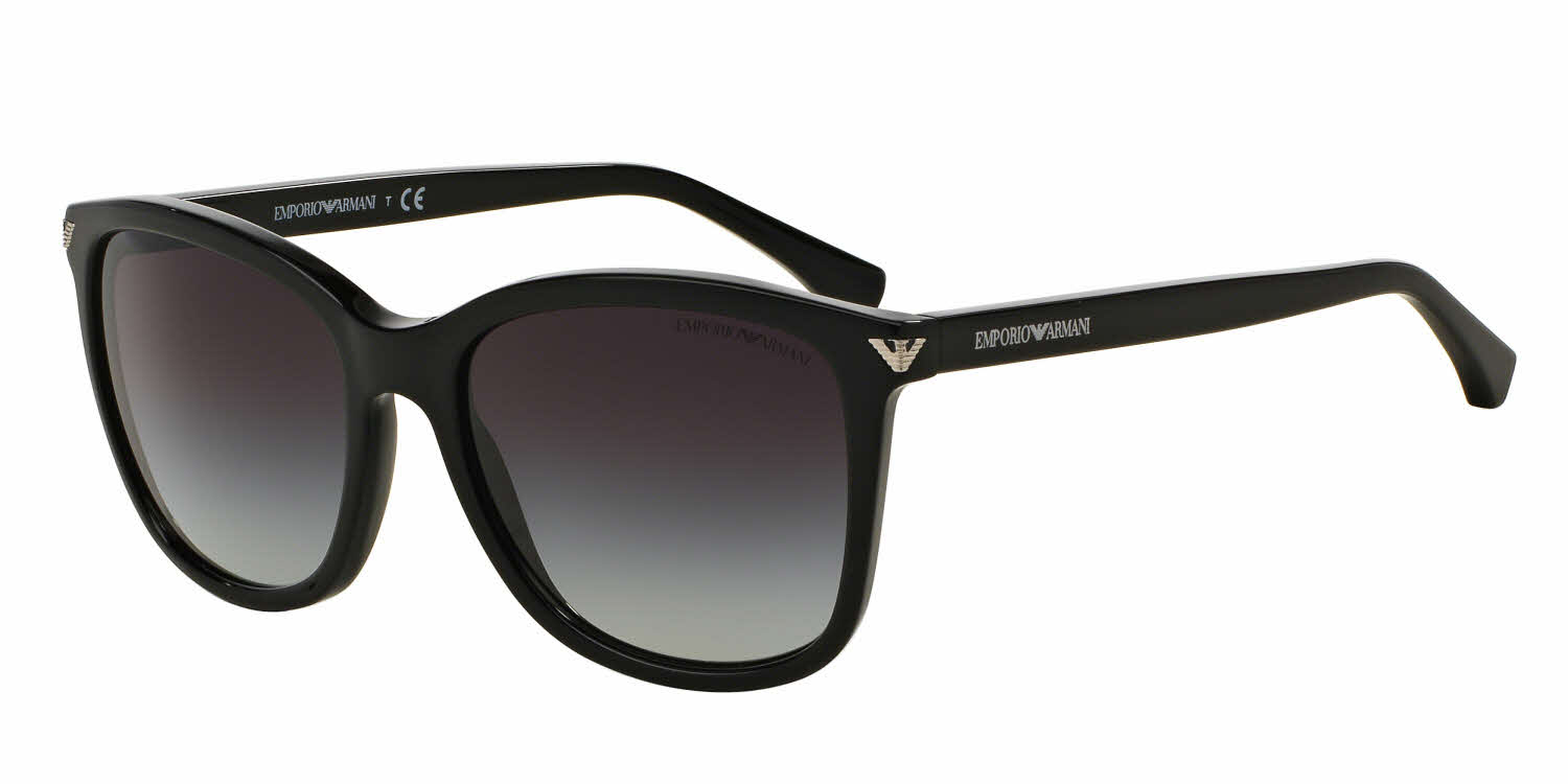 Emporio Armani EA4060F - Alternate Fit Women's Sunglasses In Black