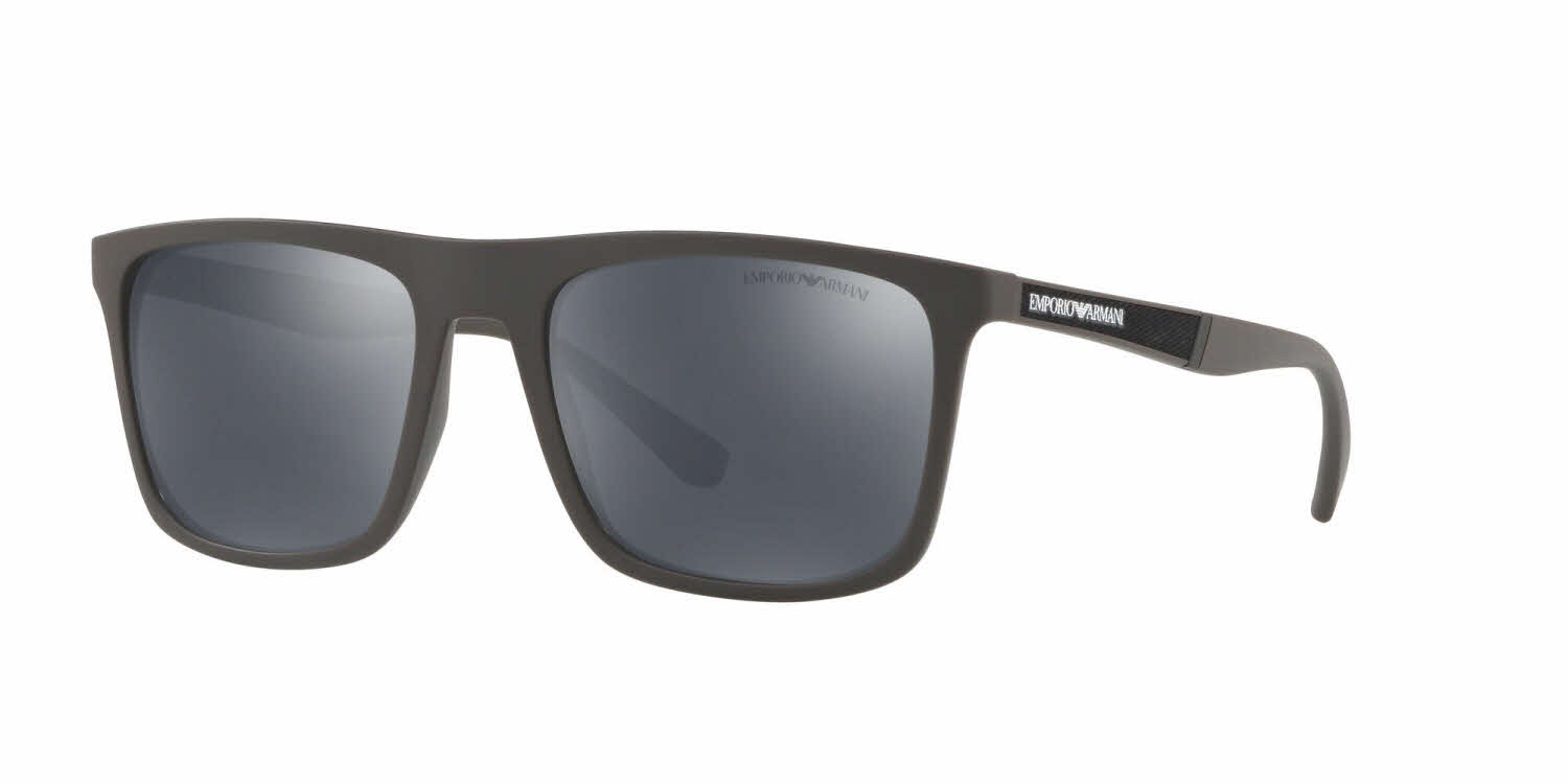 Emporio Armani EA4097 Men's Sunglasses In Brown