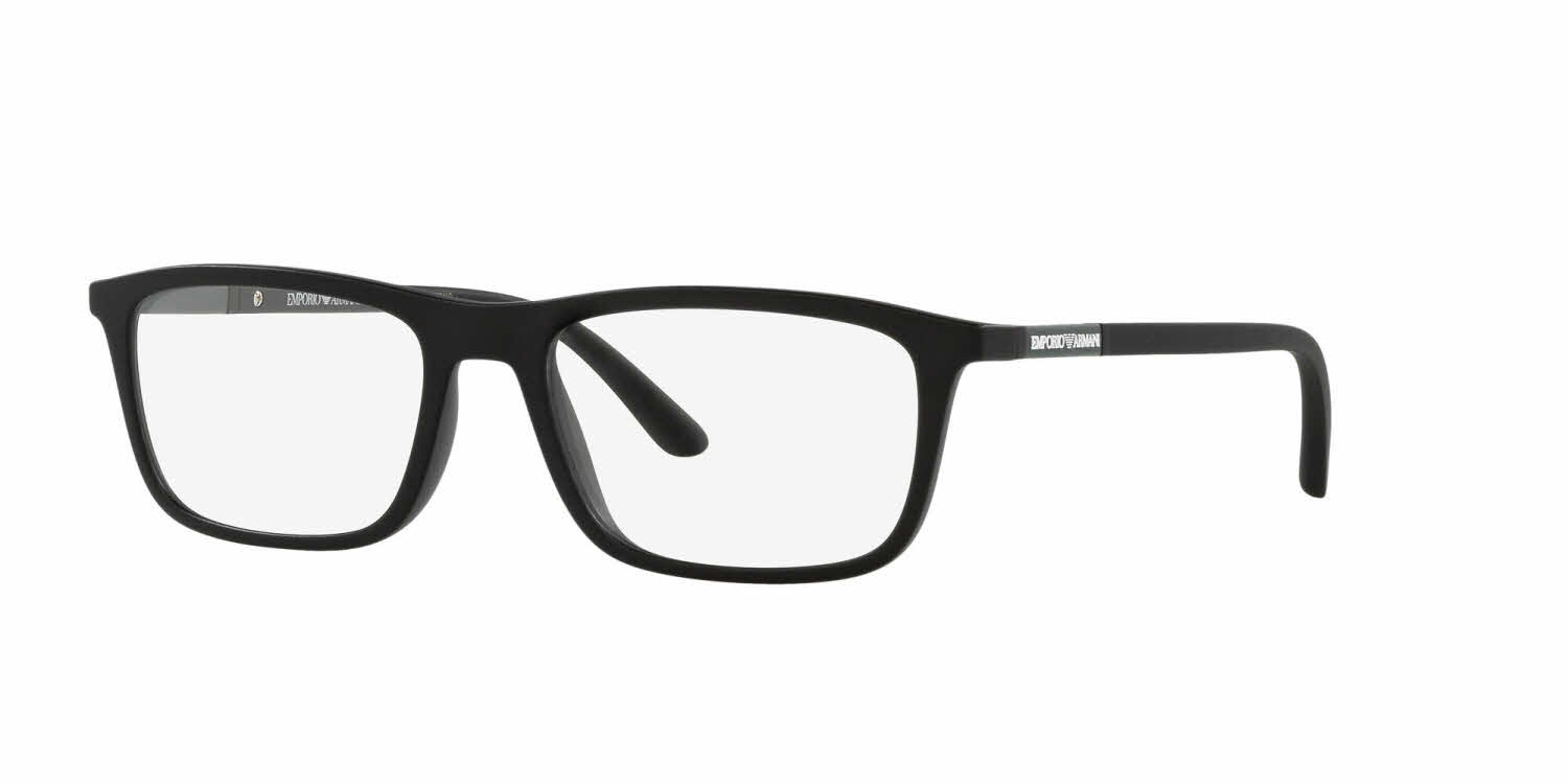 Emporio Armani EA4160 Men's Sunglasses, In Matte Black / Clear Lens