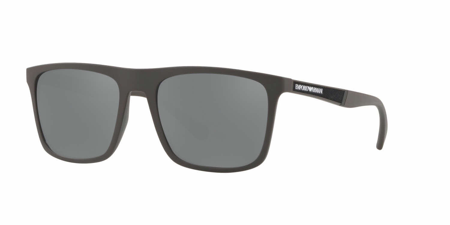 Emporio Armani EA4097 Men's Prescription Sunglasses In Brown