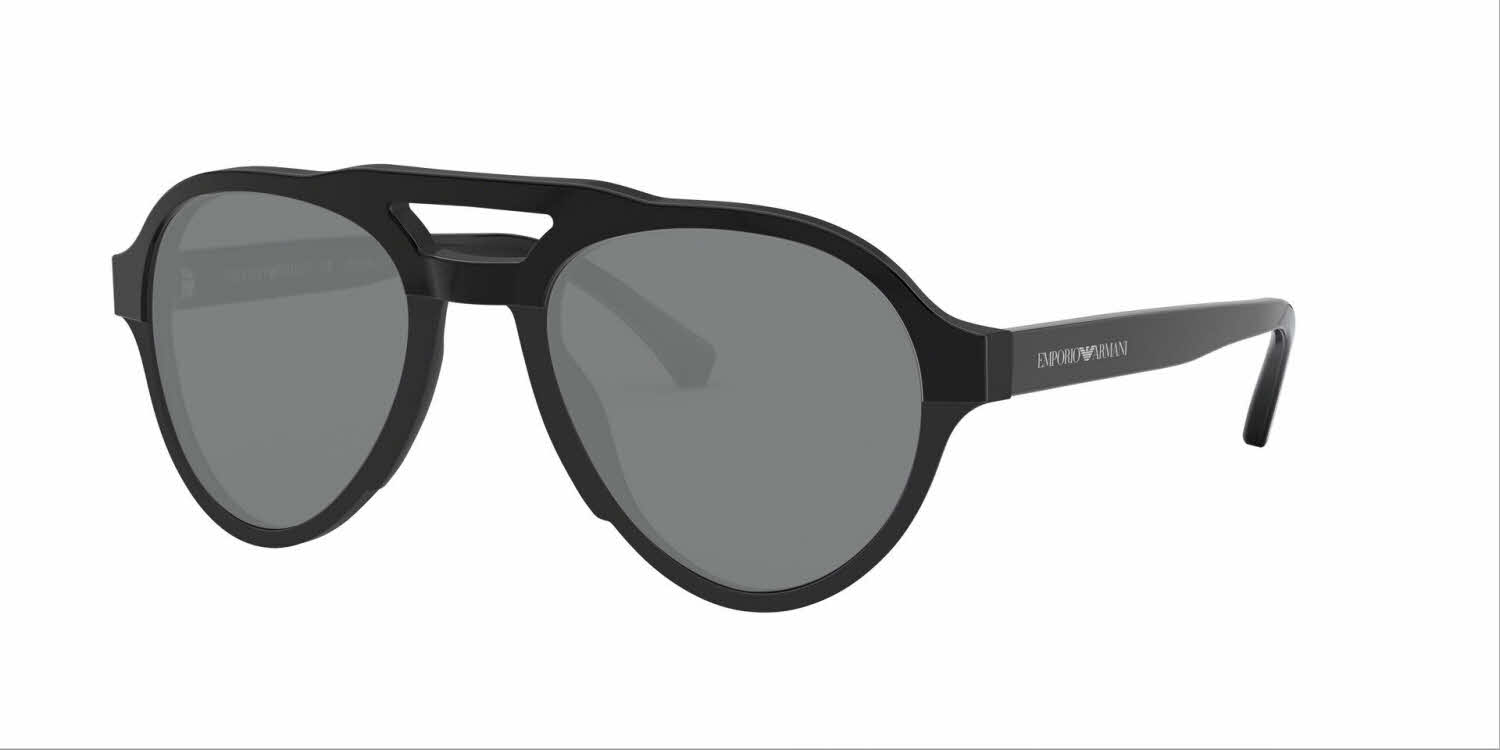 Emporio Armani EA4128 Men's Prescription Sunglasses In Black