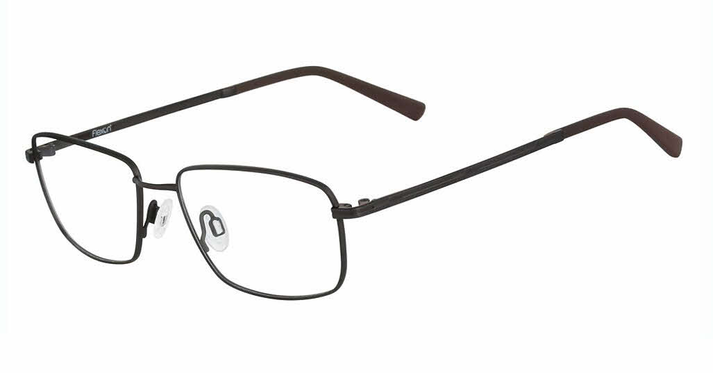 Flexon Nathaniel 600 Men's Eyeglasses In Brown