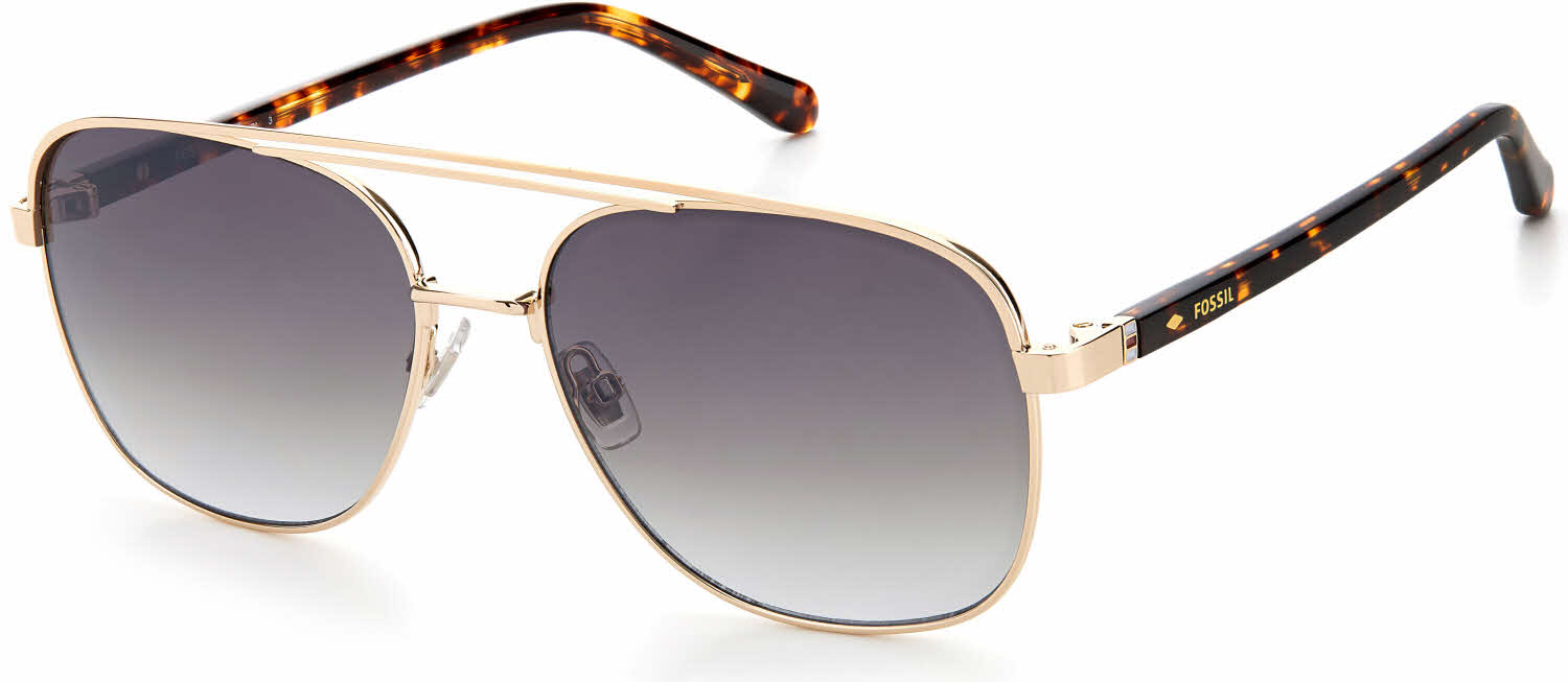 Fossil Fos 2109/G/S Men's Sunglasses In Gold