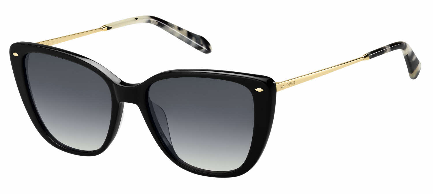 Fossil Fos 2101/G/S Women's Sunglasses In Black