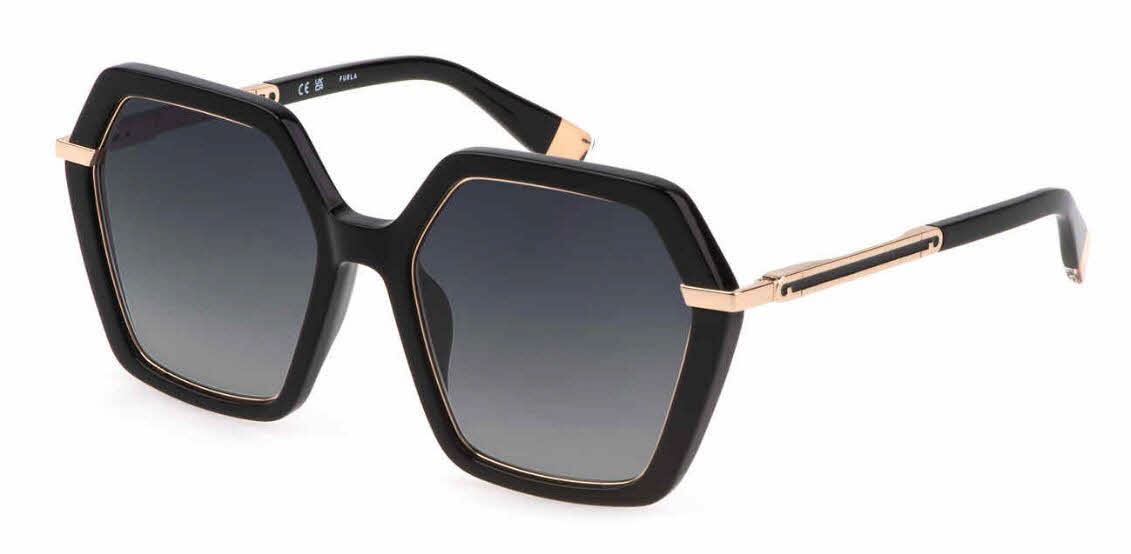 Furla SFU691 Women's Sunglasses In Black