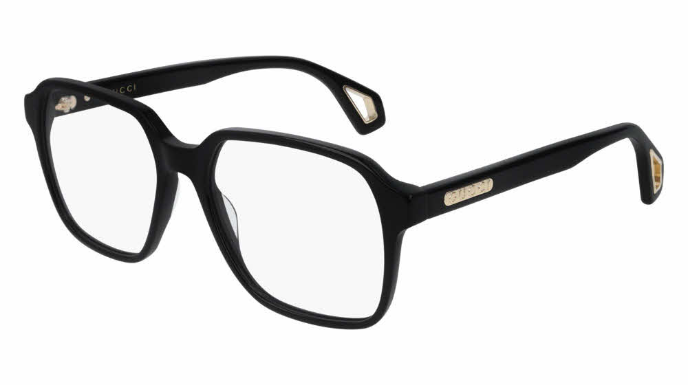 gucci men's black glasses