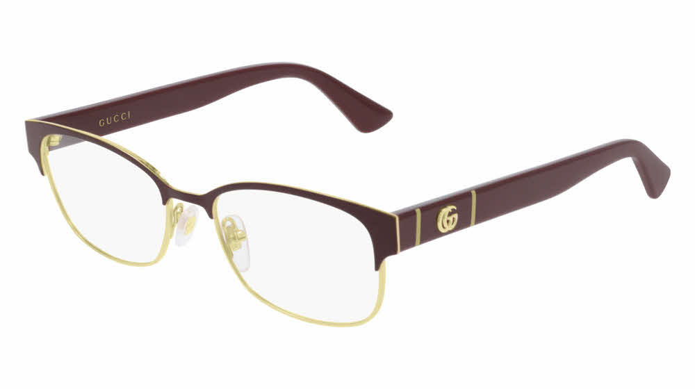 Gucci GG0751O Women's Eyeglasses In Burgundy