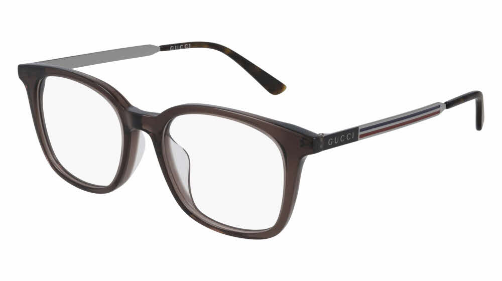 Gucci GG0831OA - Alternate Fit Men's Eyeglasses In Brown