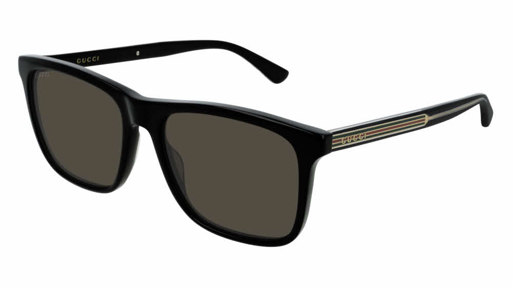 Gucci GG0746S Sunglasses Men Black Square 57mm New & Authentic | eBay