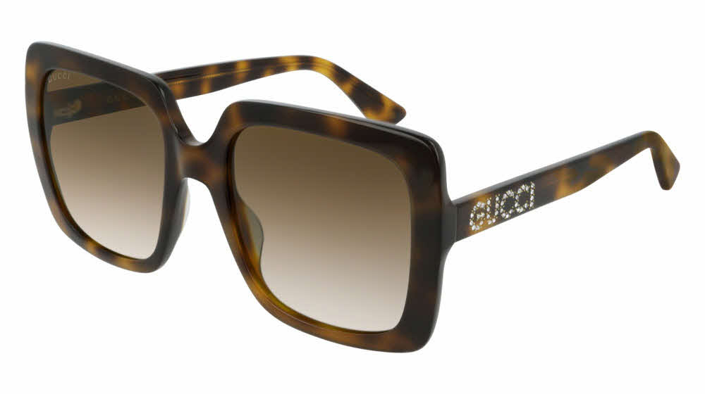 Gucci GG0418S Women's Sunglasses in Tortoise