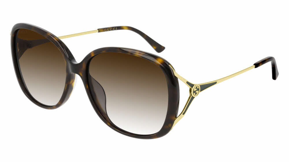 Gucci GG0649SK - Alternate Fit Women's Sunglasses In Tortoise