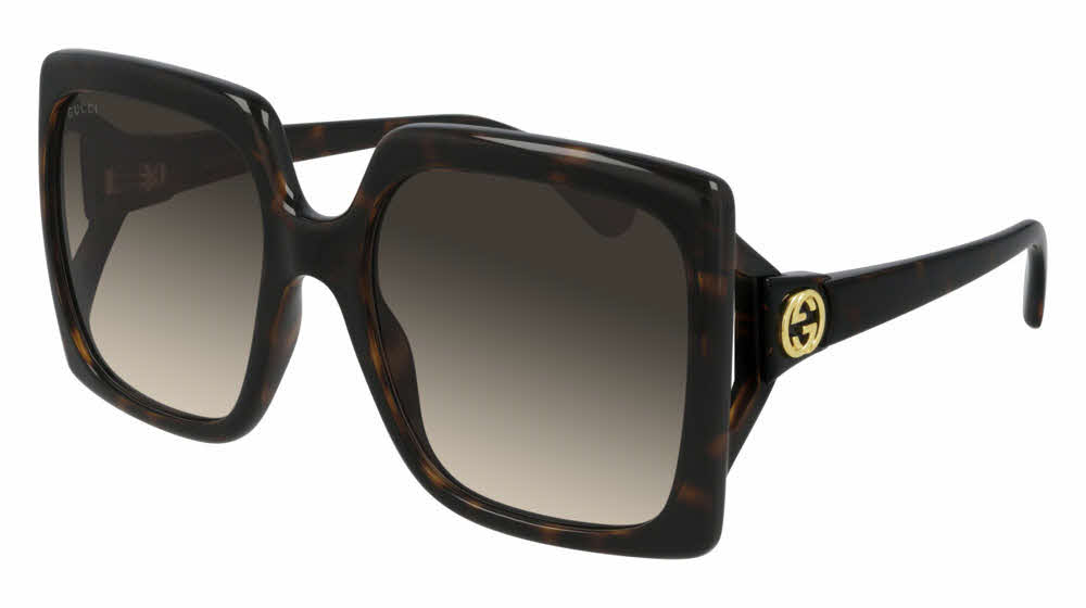 Visit Sunglasses Gucci GG0876S Havana / Brown Gradient Lens (002) Image 1