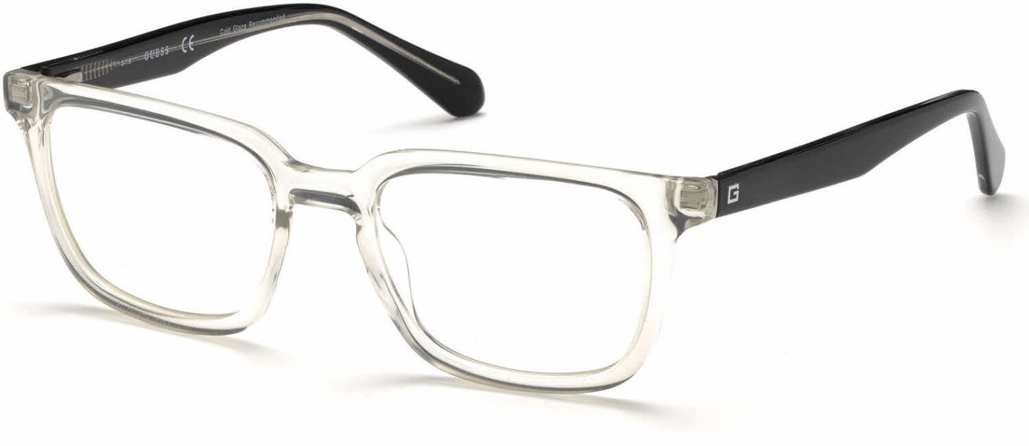 guess clear eyeglass frames