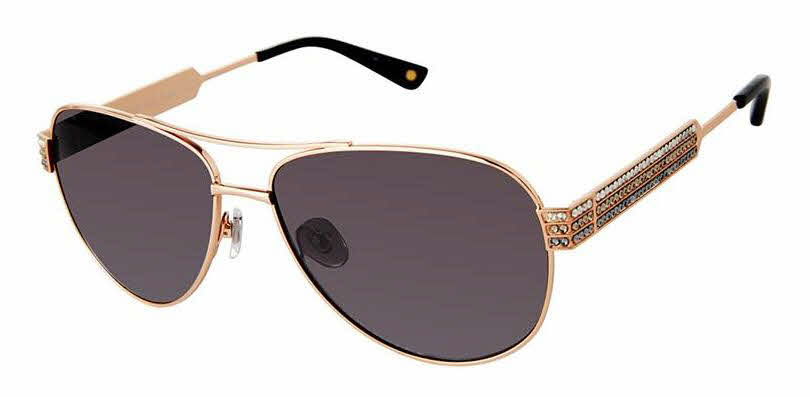 Jimmy Crystal New York JCS297 Women's Sunglasses In Gold