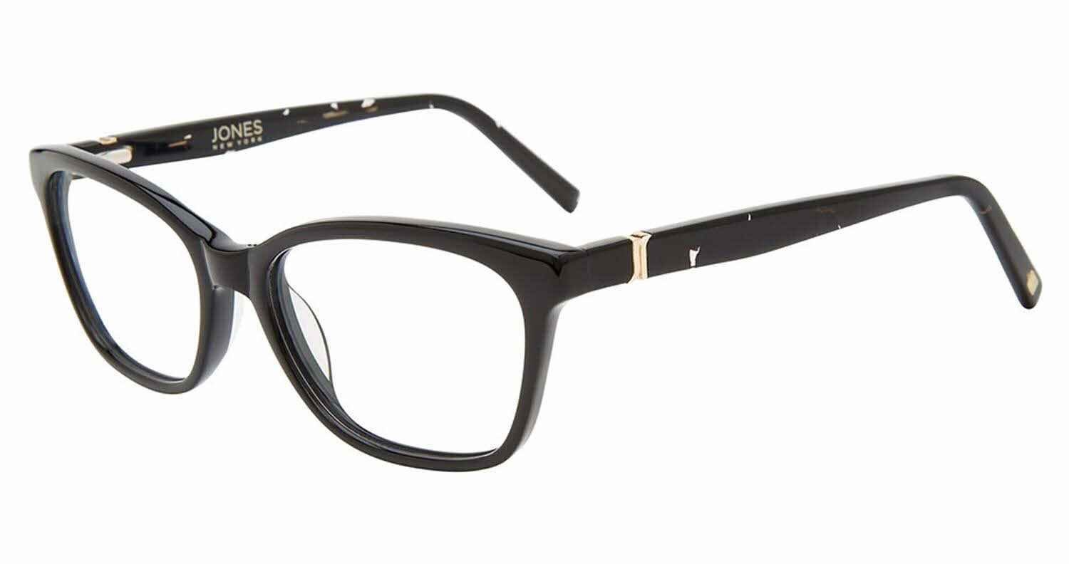 Jones New York Eyeglasses FRAMES ONLY J734 Black full rim 52-16-140 womens Jones New York J752 Black Prescription Eyeglasses main image 2