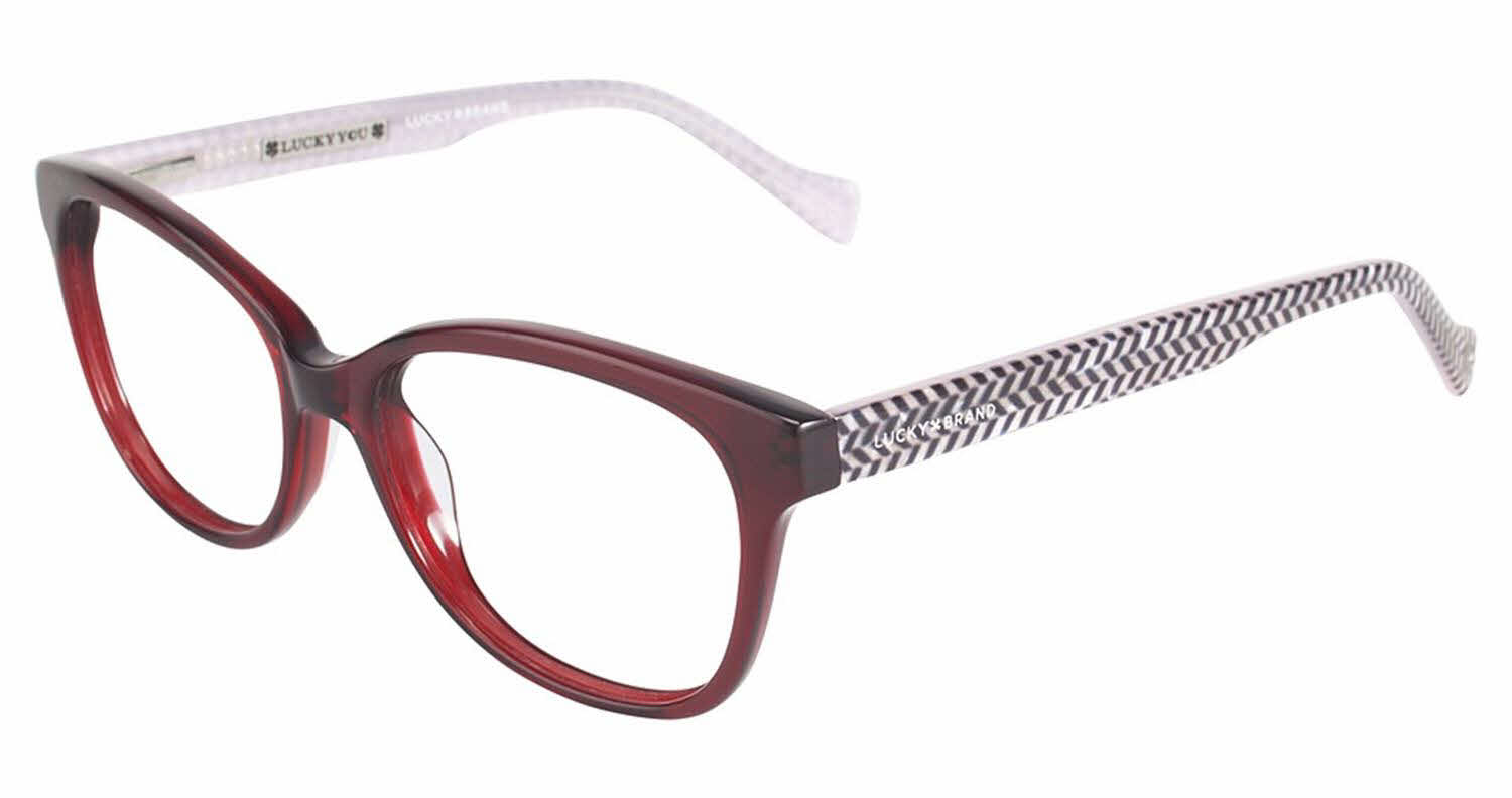 Lucky Brand D205 Women's Eyeglasses In Burgundy