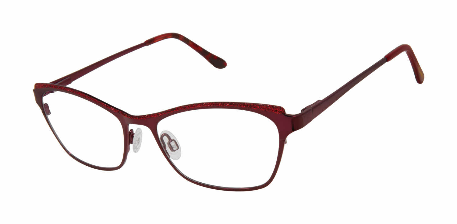 Lulu Guinness L792 Womens Eyeglasses in Burgundy 179$