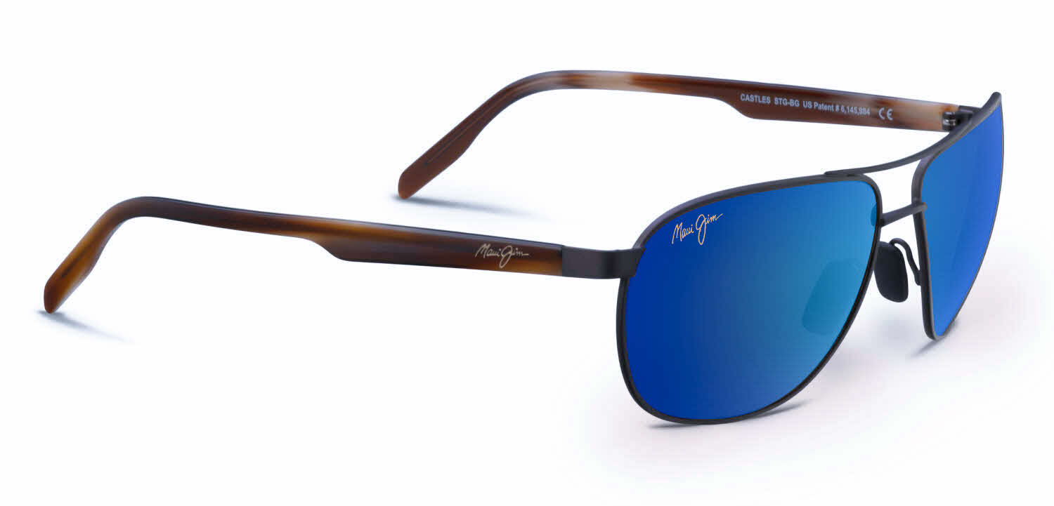 Maui Jim Castles-728 Prescription Sunglasses In Brown