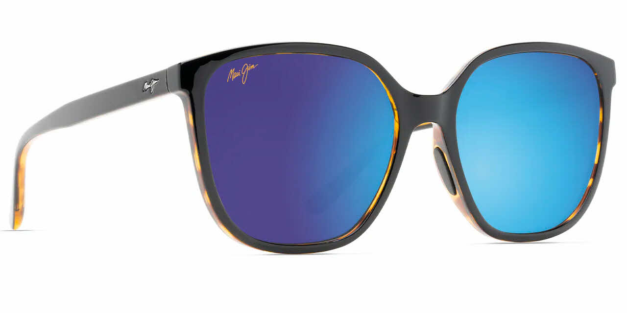 Maui Jim Good Fun - 871 Women's Prescription Sunglasses, In Black With Tortoise