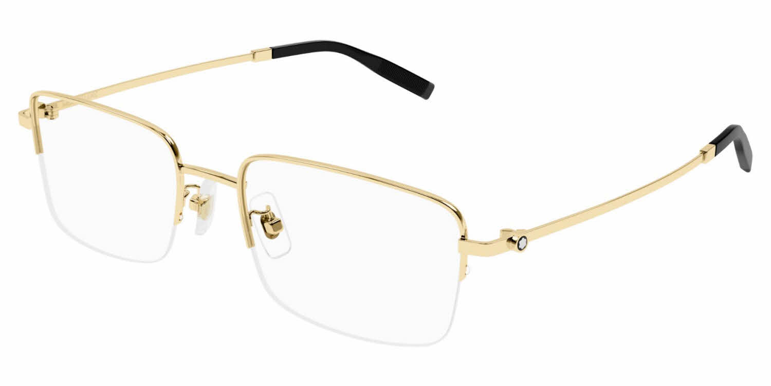 Mont Blanc MB0313OA Men's Eyeglasses in Gold