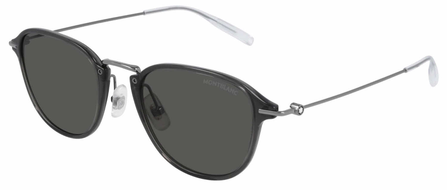 Mont Blanc MB0155S Men's Sunglasses In Grey