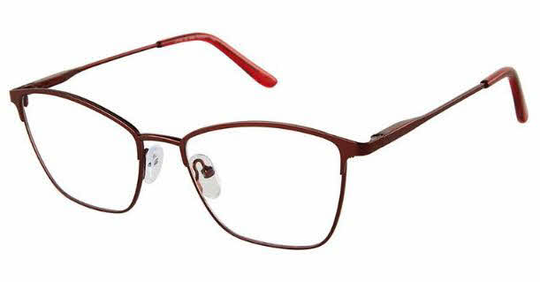 New Globe L5182 Women's Eyeglasses in Red