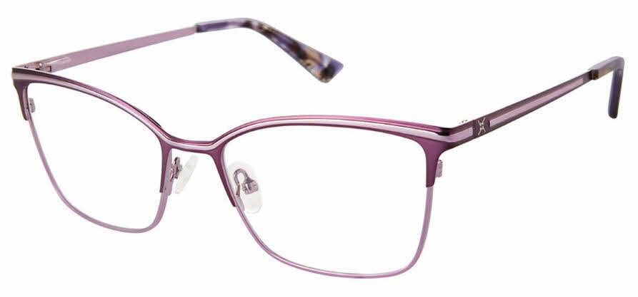 Nicole Miller MADAGASCAR YourFit Womens Eyeglasses in Purple 127$