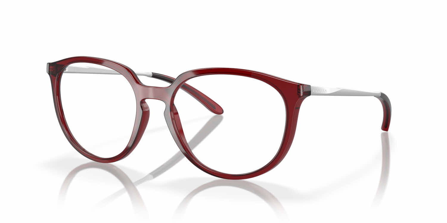 Oakley BMNG Women's Eyeglasses, In Polished Trans Brick Red