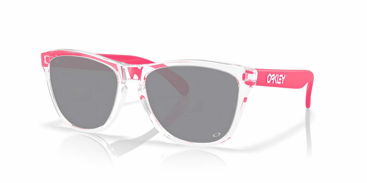 Oakley Frogskins (Low Bridge Fit) Neon Pop Collection Clear (9245F1) Prescription Sunglasses - Image 1