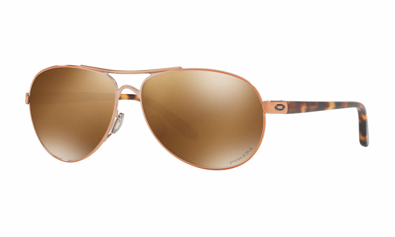 Oakley Feedback Sunglasses - Rose Gold/Prizm Tungsten Polarized