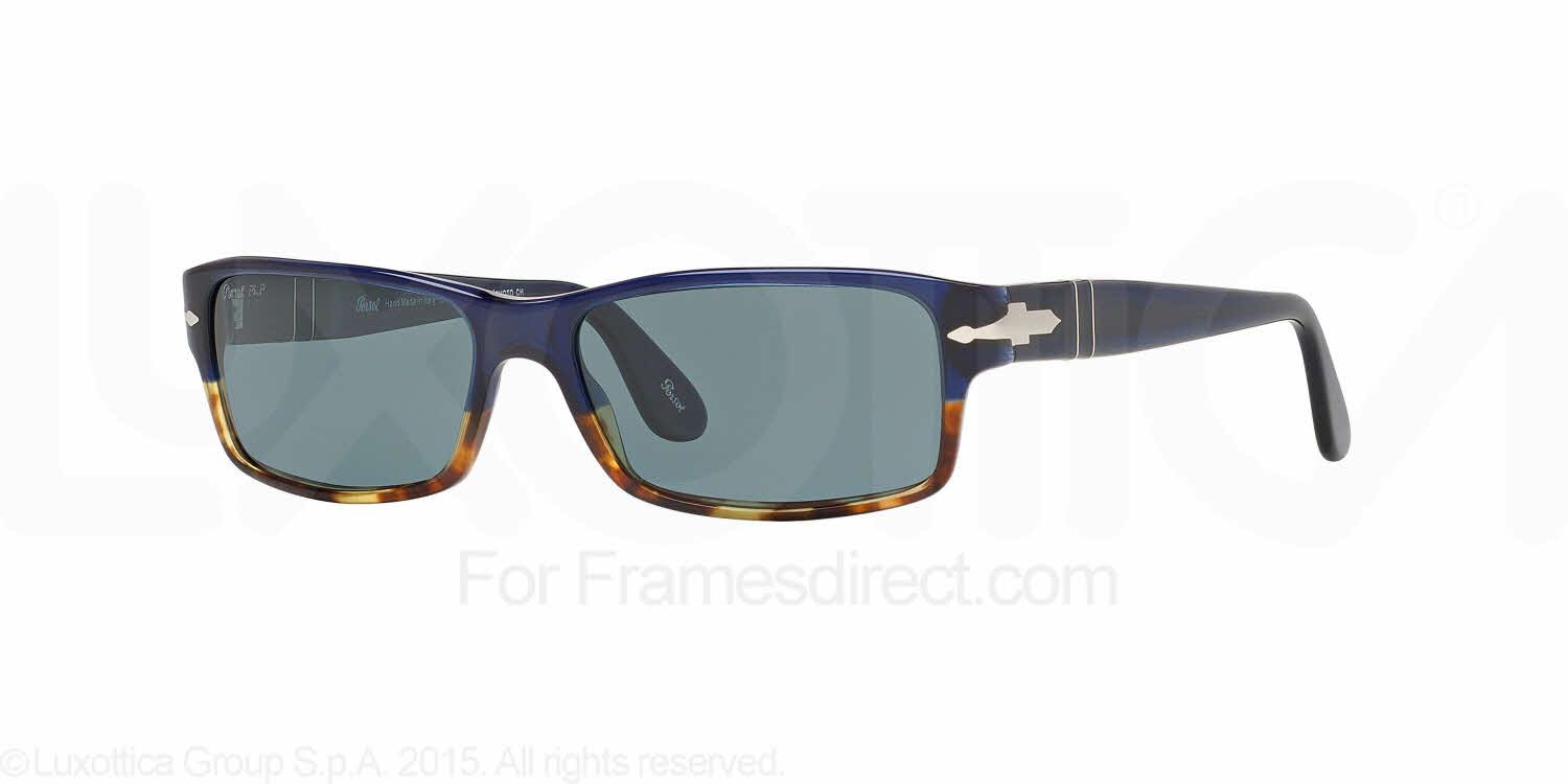 Persol PO2747S Men's Sunglasses, In Blue & Havana / Photopolarized Blue Lens