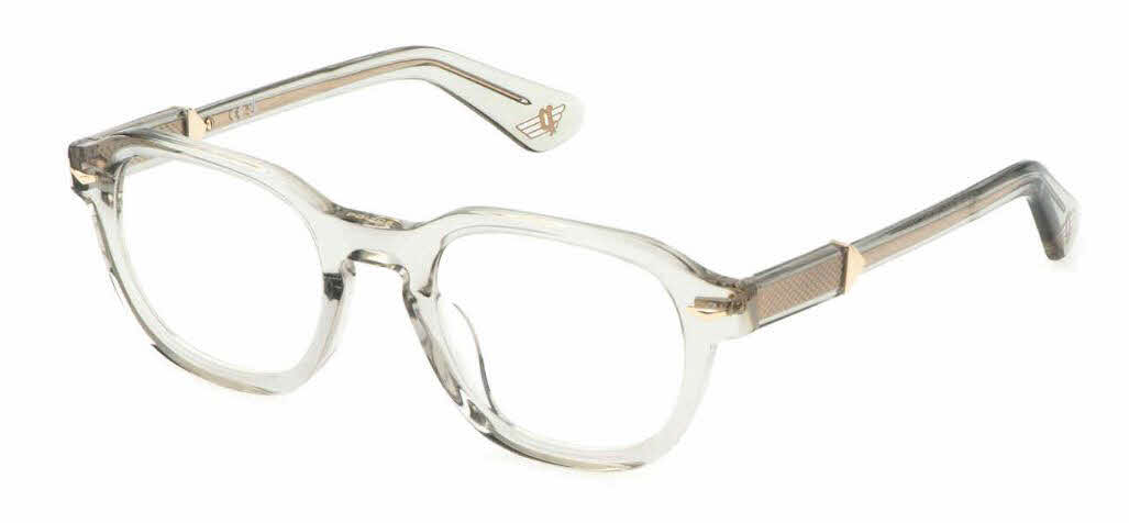 Police VPLG81 Men's Eyeglasses in Clear