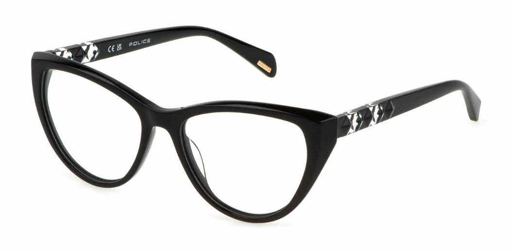 Police VPLL31 Women's Eyeglasses in Black