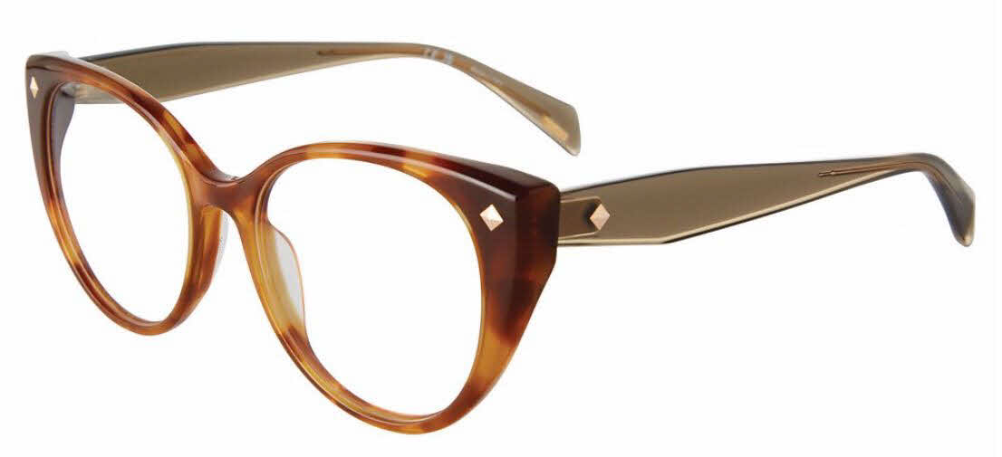 Police VPLM02M Women's Eyeglasses in Tortoise