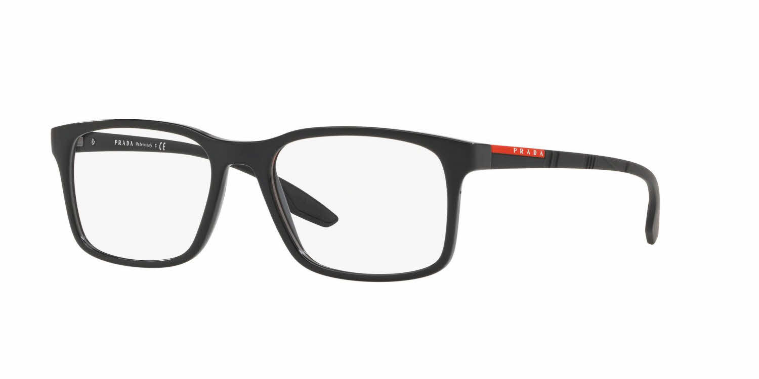prada black frame glasses