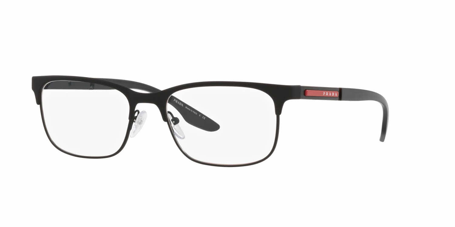 Prada Linea Rossa PS 52NV Men's Eyeglasses In Black