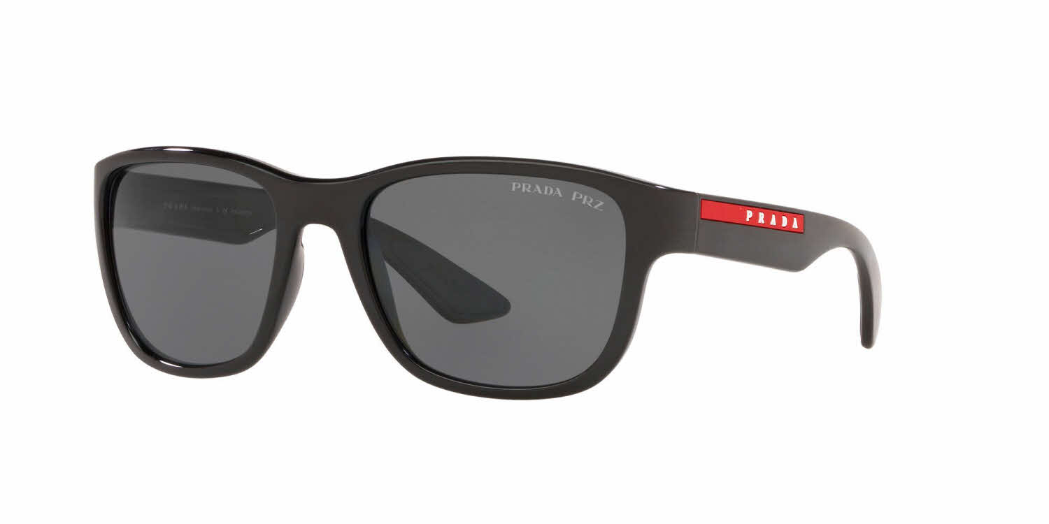 Prada Linea Rossa PS 01US Men's Sunglasses In Black