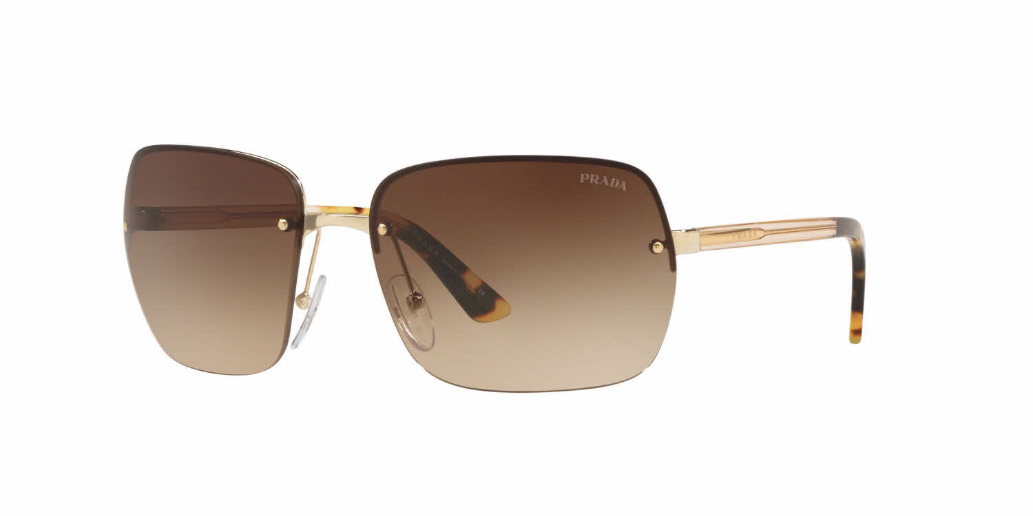 prada rimless aviator sunglasses