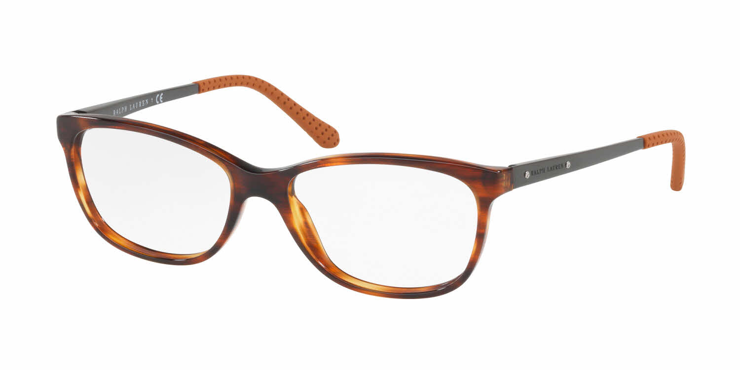 Ralph Lauren RL6135 Womens Eyeglasses In Shiny Striped Havana 109$