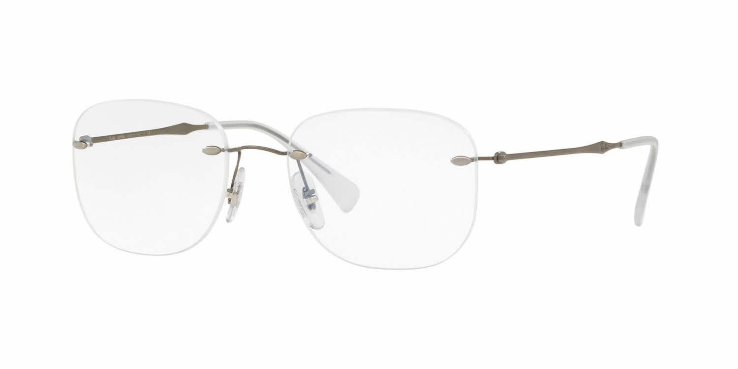 ray ban rimless spectacles