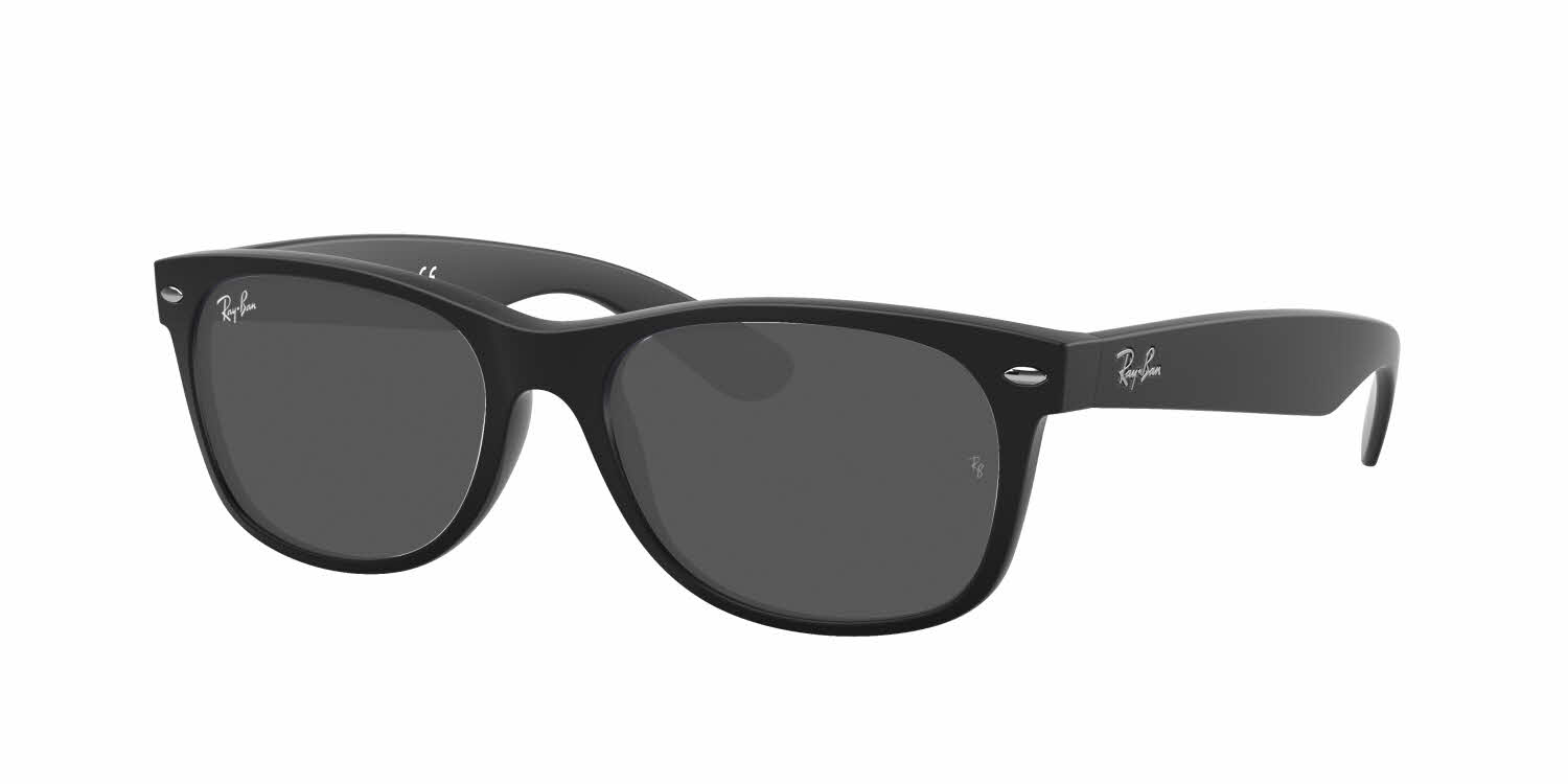 Ray-Ban RB2132 - New Wayfarer Prescription Sunglasses, In Rubber Black
