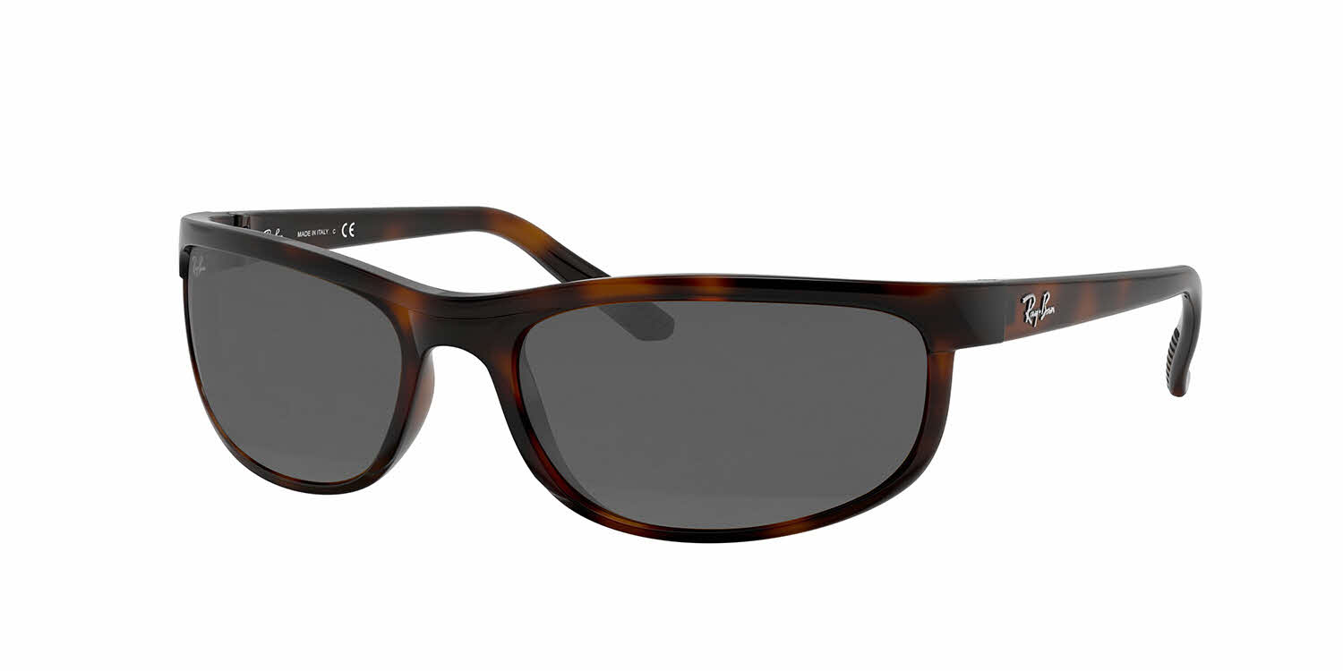 Ray-Ban RB2027 - Predator 2 Wrap Prescription Sunglasses, In Dark Havana