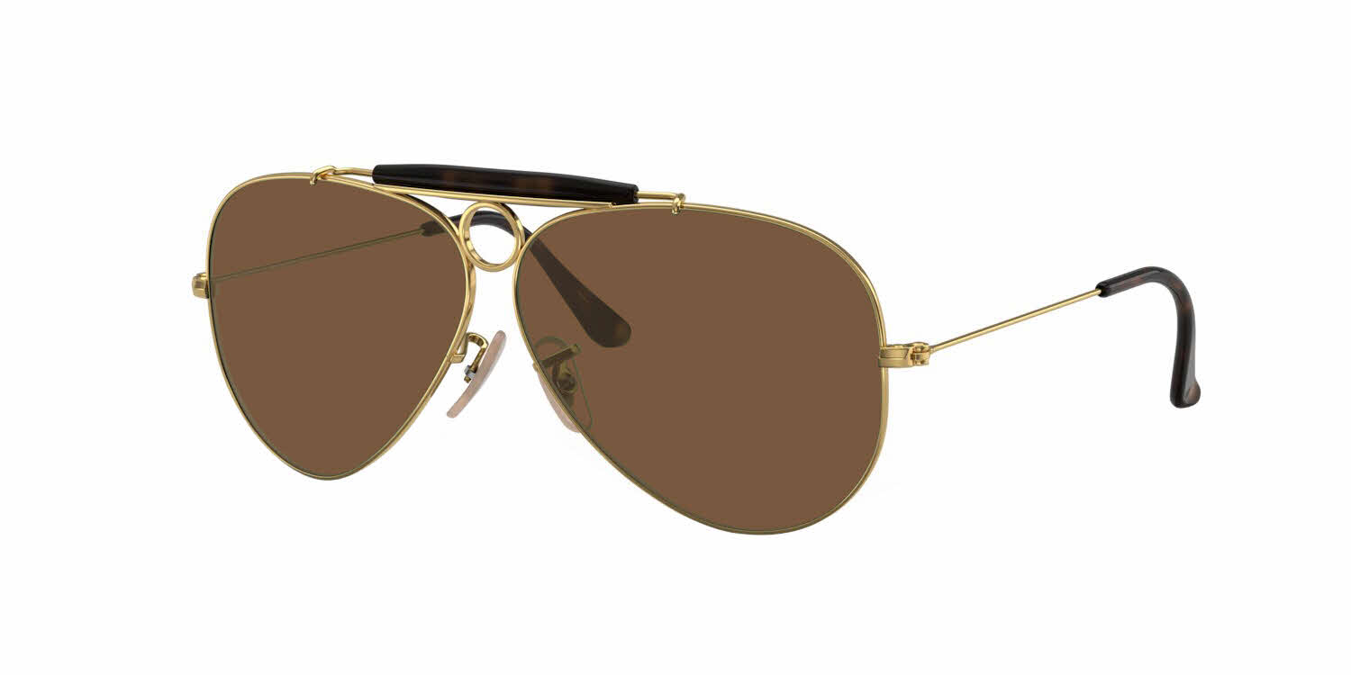 Visit Prescription Sunglasses Ray-Ban RB3138 - Shooter Aviator Image 1