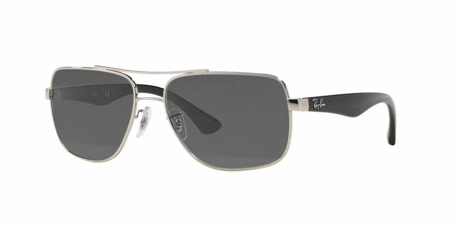 Ray-Ban RB3483 Men's Prescription Sunglasses in Silver