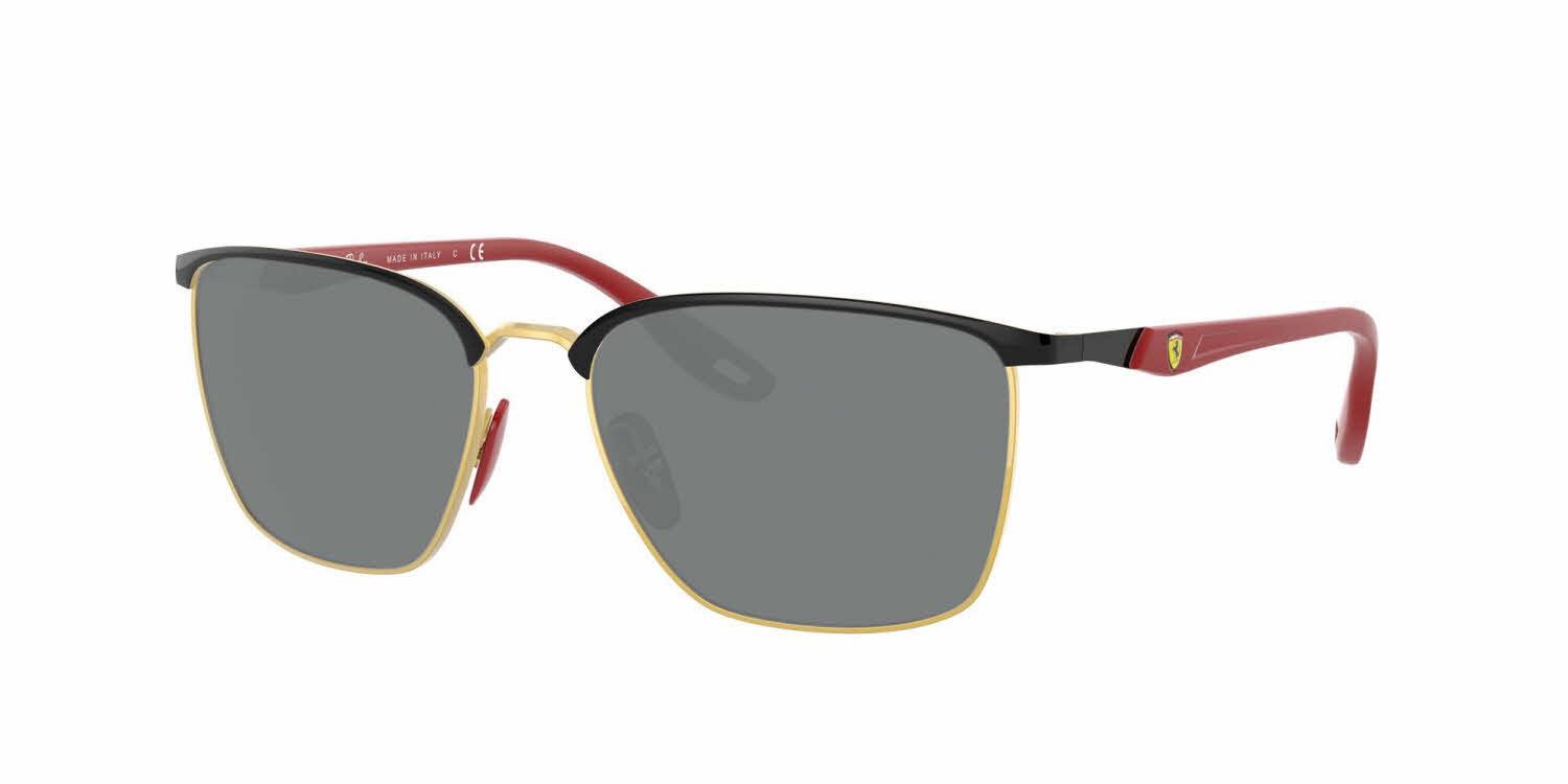 Ray-Ban RB3673M Scuderia Ferrari Collection Prescription Sunglasses In Black