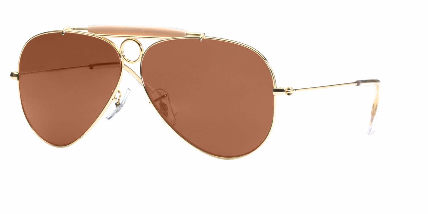 RayBan RB3138 Shooter Aviator Prescription Sunglasses