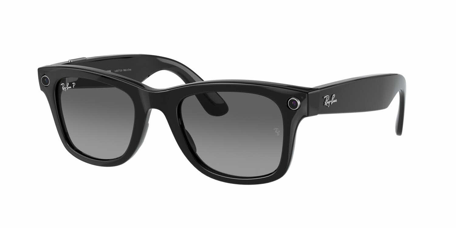 Børns dag Stille Vil have Ray-Ban Stories RW4002 - Stories Wayfarer Sunglasses | FramesDirect.com