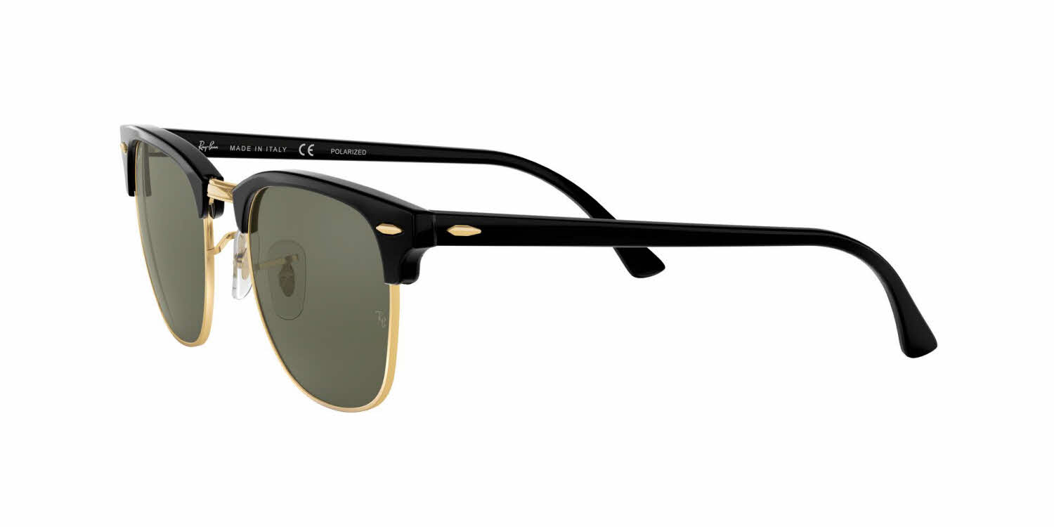 Ray-Ban RB3016 Clubmaster Black/Gold Prescription Sunglasses